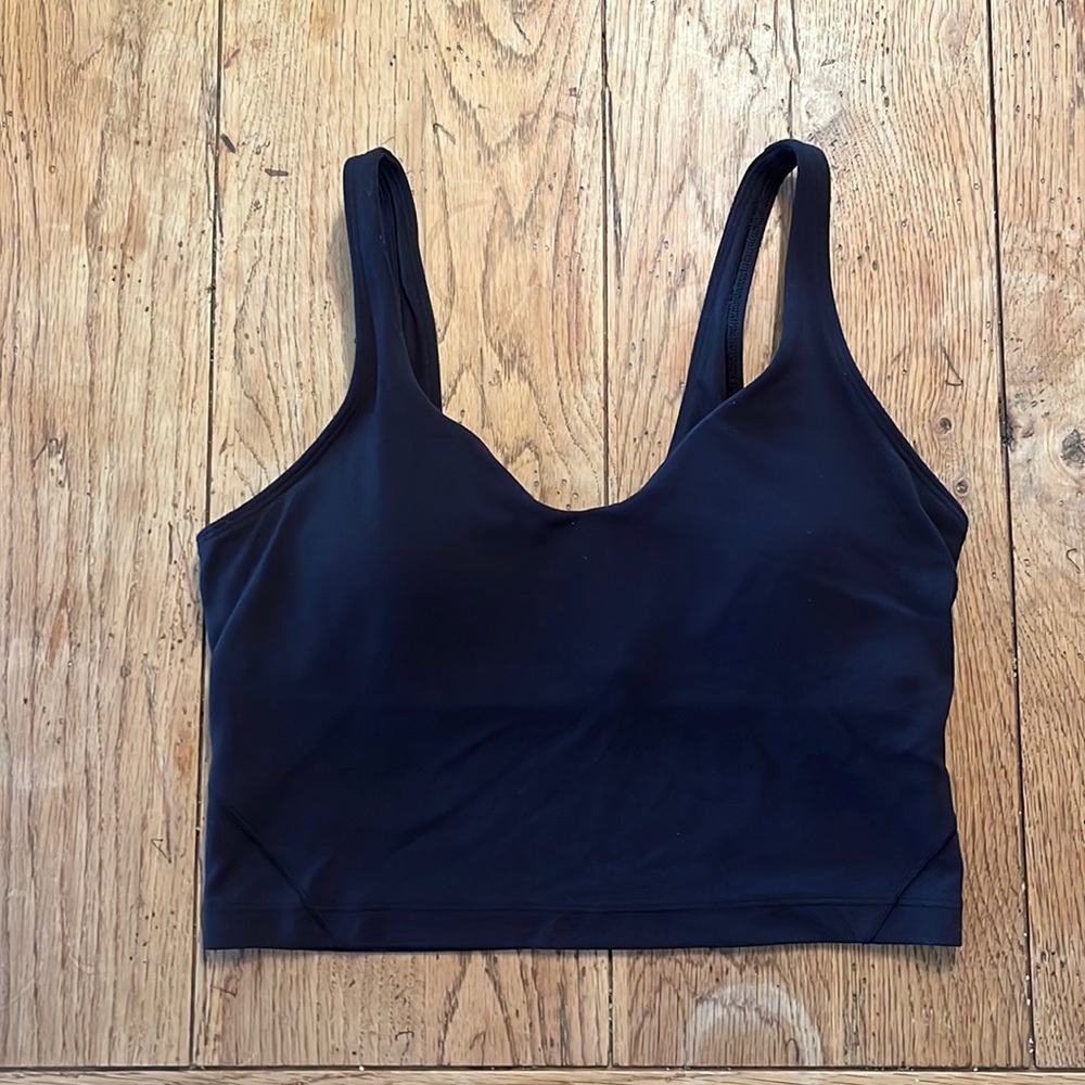 Black Lulu Align Tank